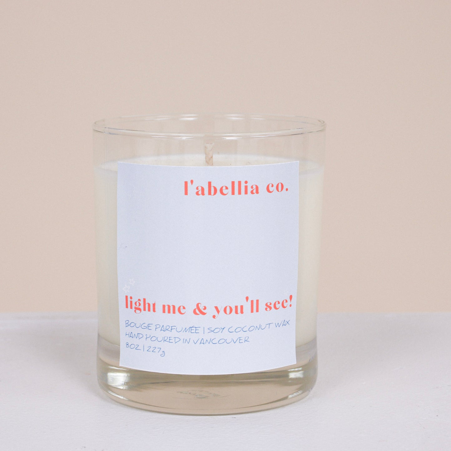 Custom Hidden Message Candle